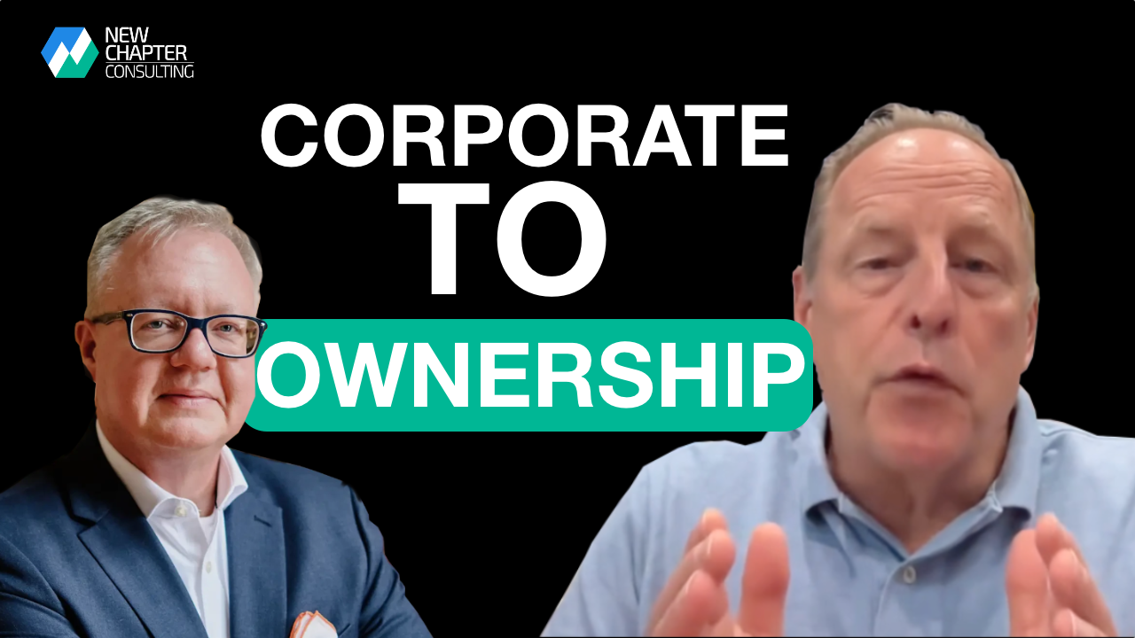 Corporate leader to business owner video thumbnail